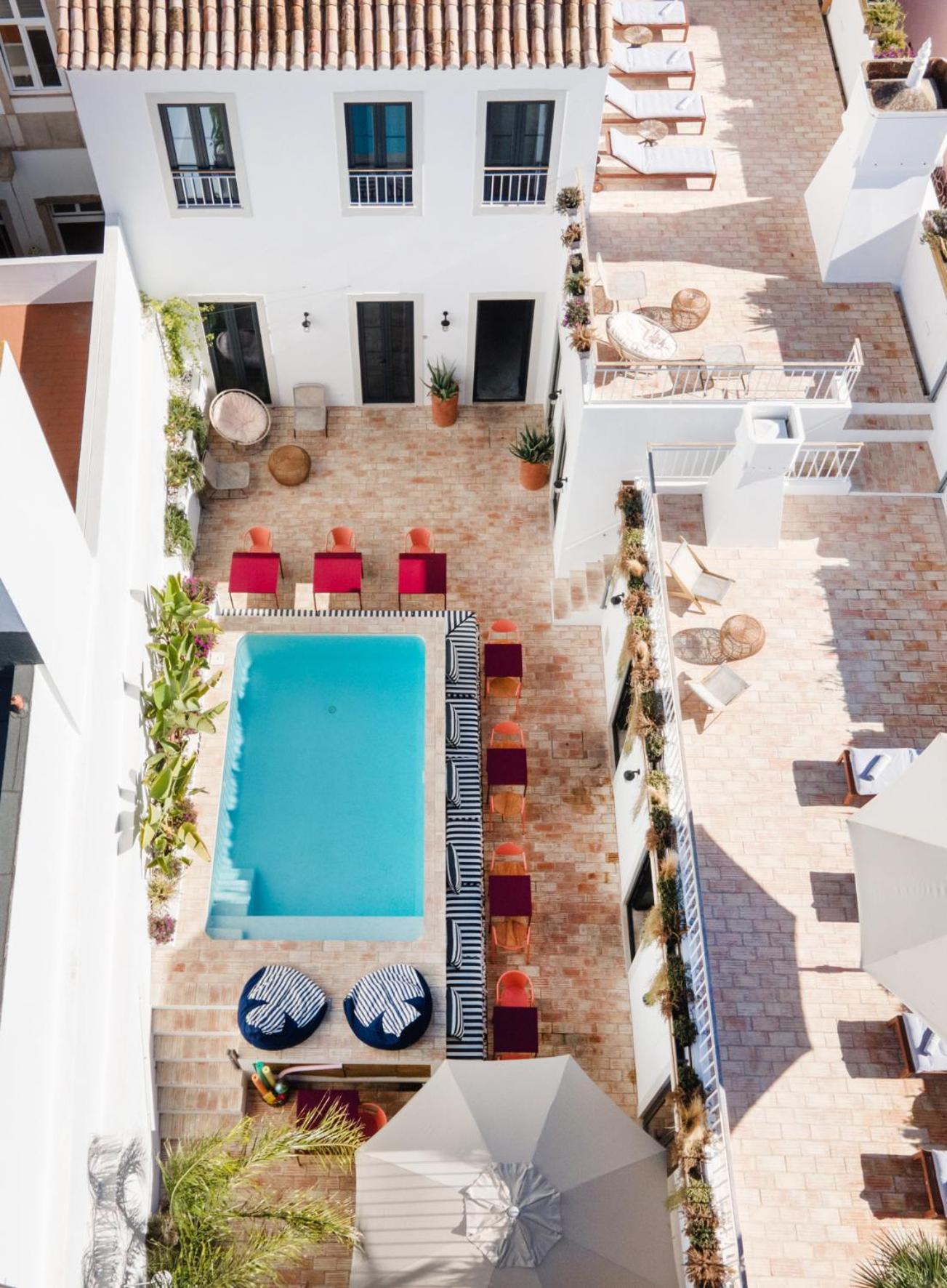 Casa Rosa Villa With Pool In Olhao Centre エクステリア 写真