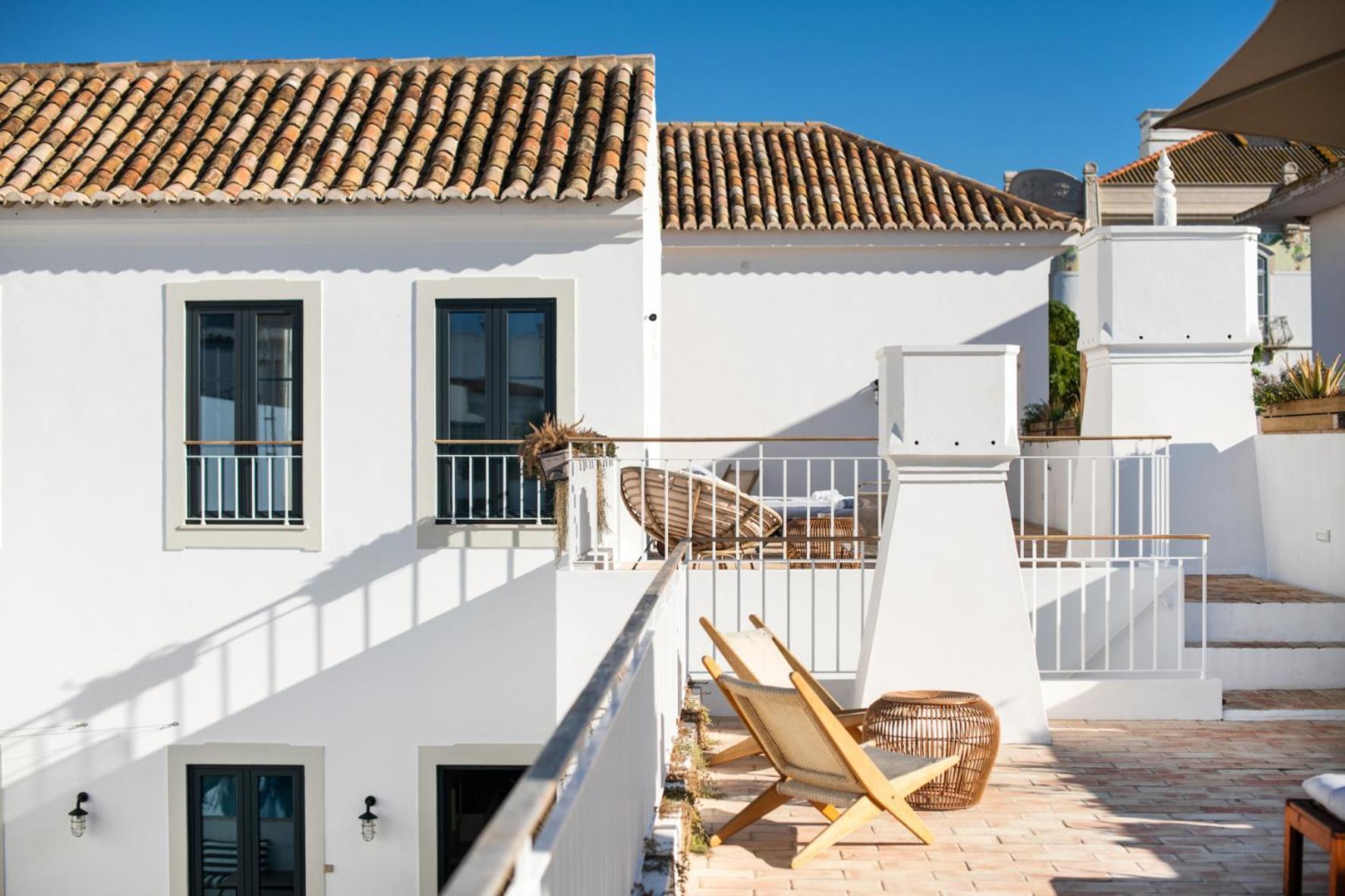 Casa Rosa Villa With Pool In Olhao Centre エクステリア 写真
